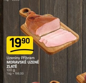 Uzeniny Příbram MORAVSKÉ UZENÉ ZLATÉ