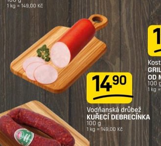 Vodňanská drůbež KUŘECÍ DEBRECÍNKA
