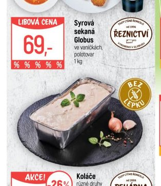 Syrová sekaná Globus