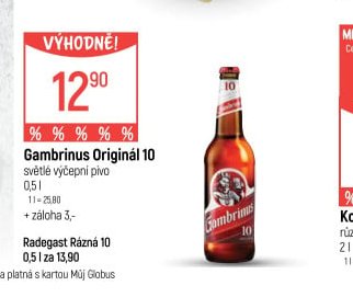 Gambrinus Originál 10