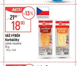 Váš Výběr Korbáčiky 55 g