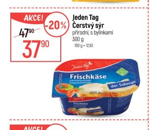Jeden Tag Čerstvý sýr 300 g