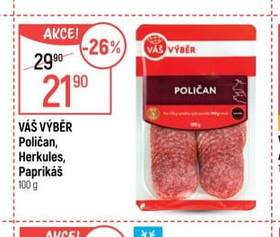 Váš Výběr Poličan, Herkules, Paprikáš 100 g
