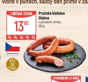 Pražská klobása Globus