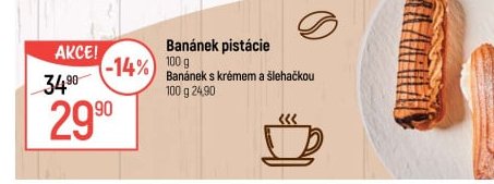 Banánek pistácie