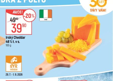 Irský Cheddar