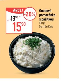 Gudová pomazánka s pažitkou