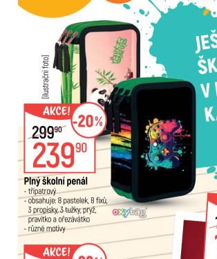 Plný školní penál
