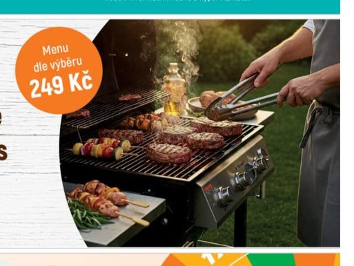 Menu v Restauraci Globus