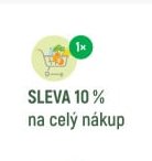 Sleva 10 % na celý nákup