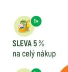 Sleva 5 % na celý nákup