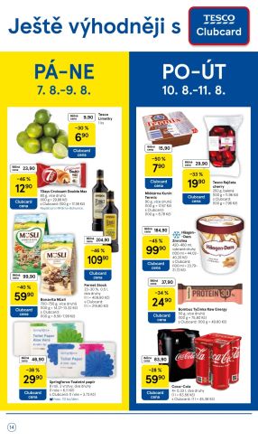 akční leták Tesco 5.8.2026-11.8.2026