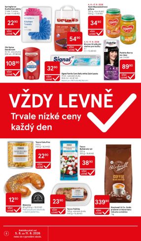akční leták Tesco 5.8.2026-11.8.2026