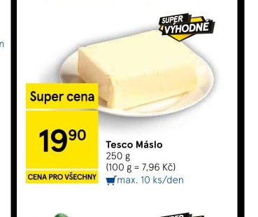 Tesco Máslo
