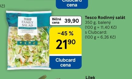 Tesco Rodinný salát