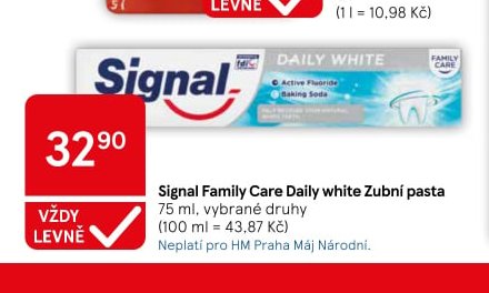 Signal Family Care Daily white Zubní pasta