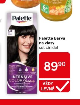 Palette Barva na vlasy