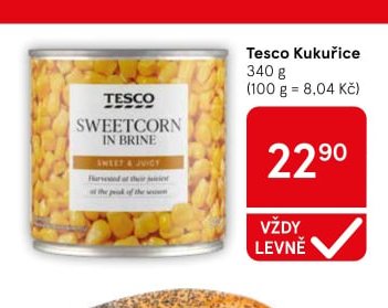 Tesco Kukuřice