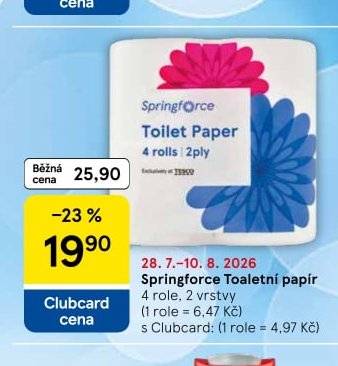 Springforce Toaletní papír
