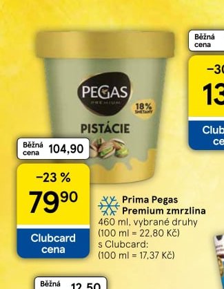 Prima Pegas Premium zmrzlina