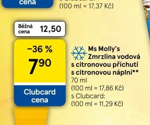 Ms Molly's Zmrzlina vodová