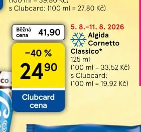 Algida Cornetto Classico