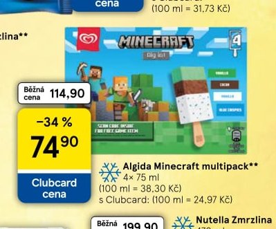 Algida Minecraft multipack