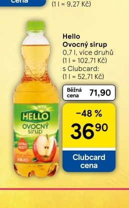 Hello Ovocný sirup