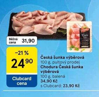 Česká šunka výběrová