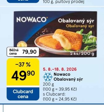 Nowaco Obalovaný sýr