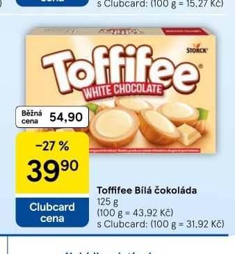 Toffifee Bílá čokoláda
