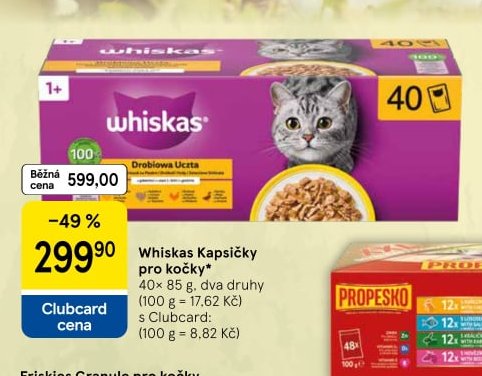 Whiskas Kapsičky pro kočky