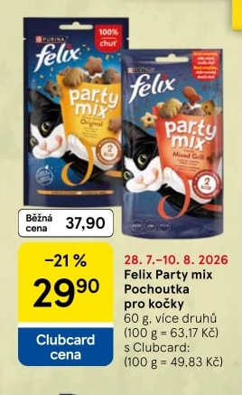 Felix Party mix Pochoutka pro kočky