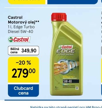 Castrol Motorový olej