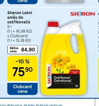 Sheron Letní směs do ostřikovačů