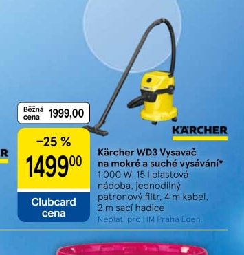 Kärcher WD3 Vysavač