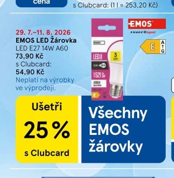 EMOS LED Žárovky