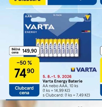 Varta Energy Baterie
