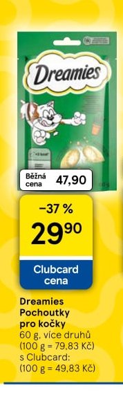 Dreamies pochoutky pro kočky 60 g