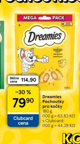 Dreamies pochoutky pro kočky 180 g