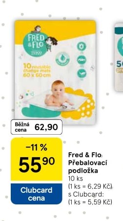 Fred & Flo Přebalovací podložka 10 ks