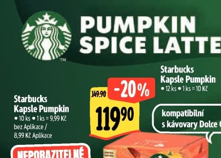 Starbucks Kapsle Pumpkin