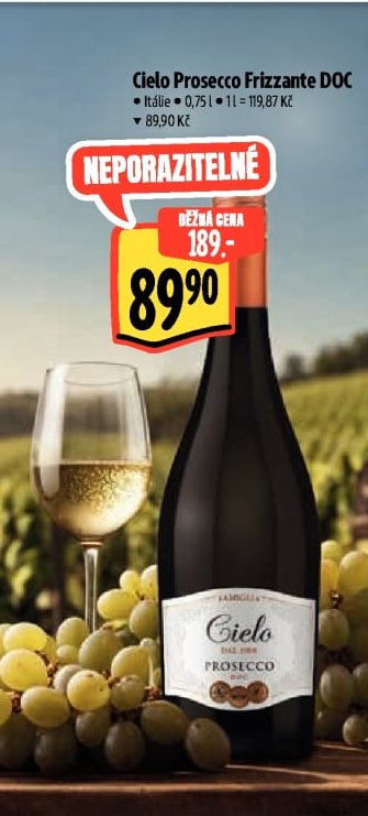 Cielo Prosecco Frizzante DOC