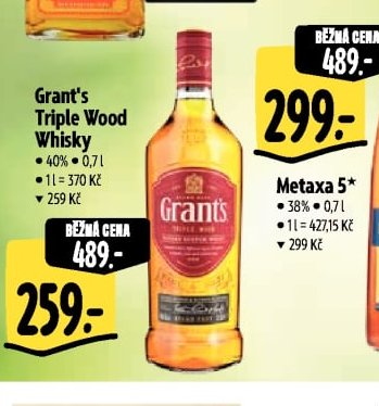 Grant's Triple Wood Whisky
