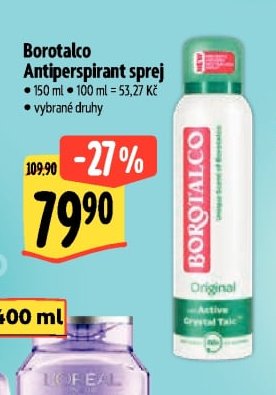 Borotalco Antiperspirant sprej