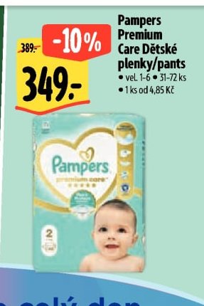Pampers Premium Care Dětské plenky/pants