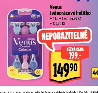 Venus Jednorázové holítko