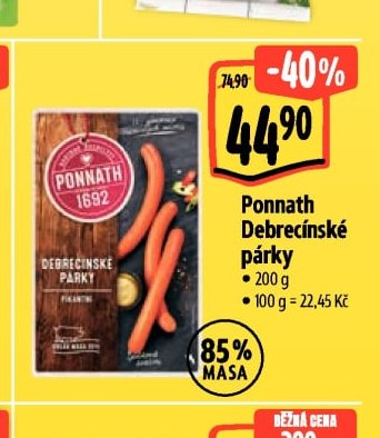 Ponnath Debrecínské párky