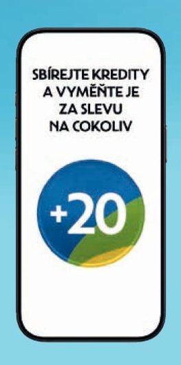 Sbírejte kredity +20