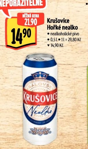 Krušovice Hořké nealko